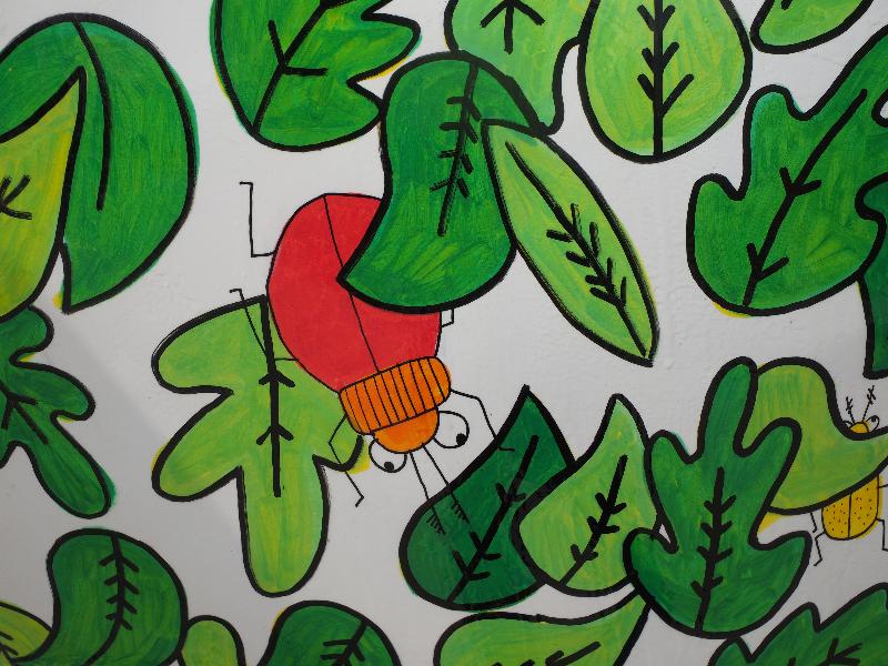 Cambridge, England: Cambridge North Railway Station: Can You Find 100 Beetles, detail (Sasha DeWitt Studios)