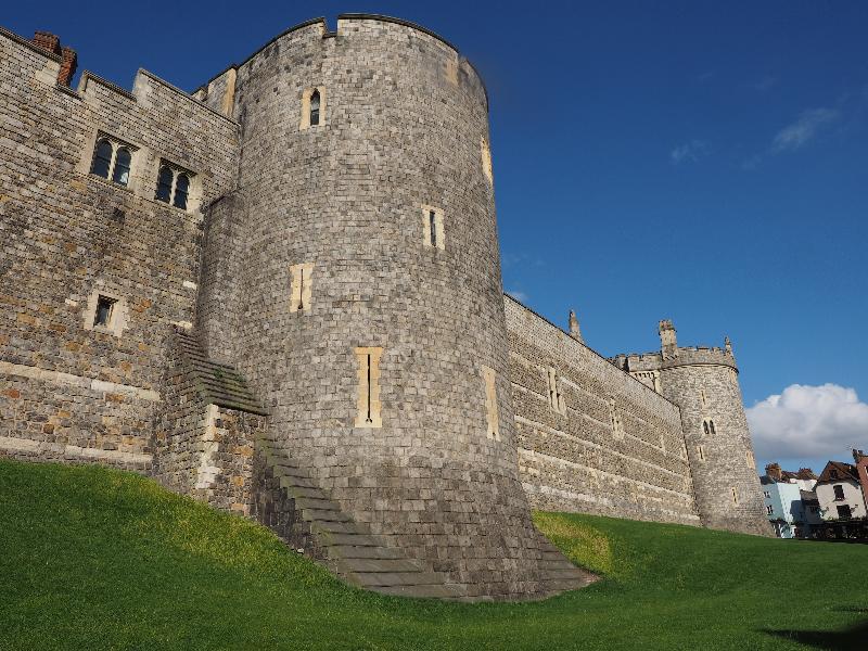 Windsor, England: Windsor Castle: western ramparts