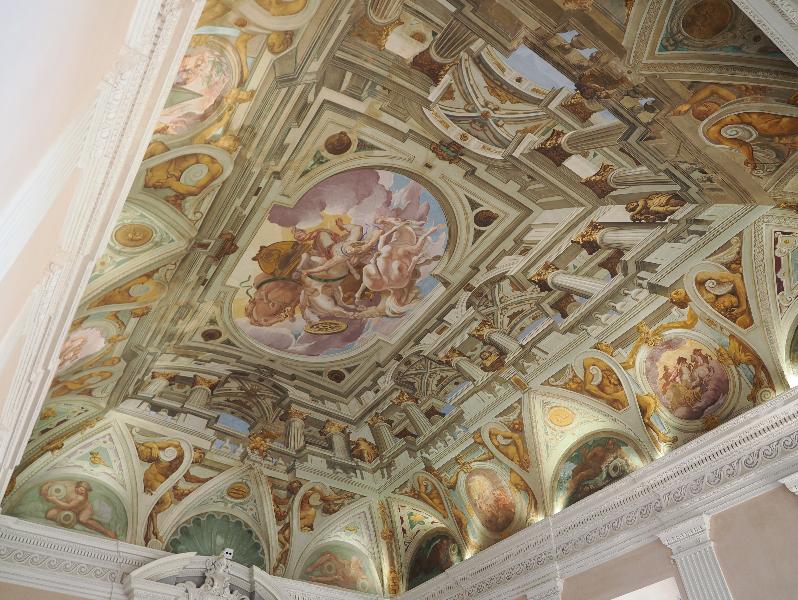 Cagnes-sur-Mer, France: Chateau Grimaldi: Chute de Phaeton (Fall of Phaeton) (ca. 1625, Giulio Benso)