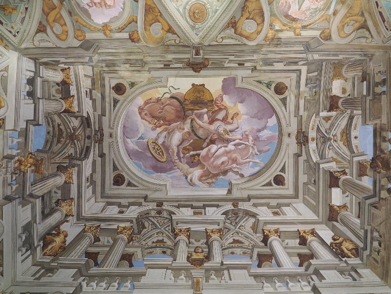 Cagnes-sur-Mer, France: Chateau Grimaldi: Chute de Phaeton (Fall of Phaeton) (ca. 1625, Giulio Benso)