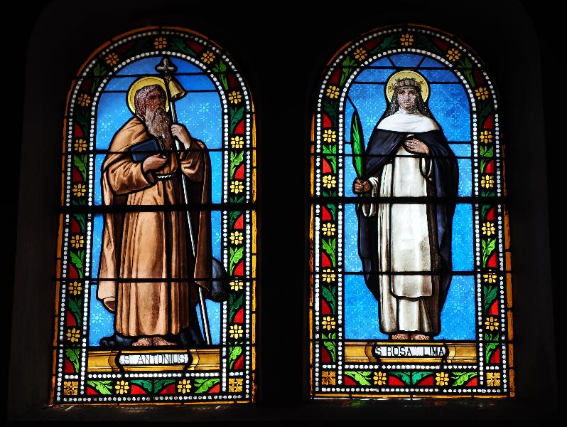 Cagnes-sur-Mer, France: Eglise Saint-Pierre et Saint-Paul: Sanctus Antonius and Sancta Rosa de Lima