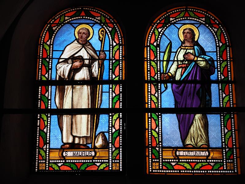 Cagnes-sur-Mer, France: Eglise Saint-Pierre et Saint-Paul: Sanctus Maurus and Sancta Fortunata