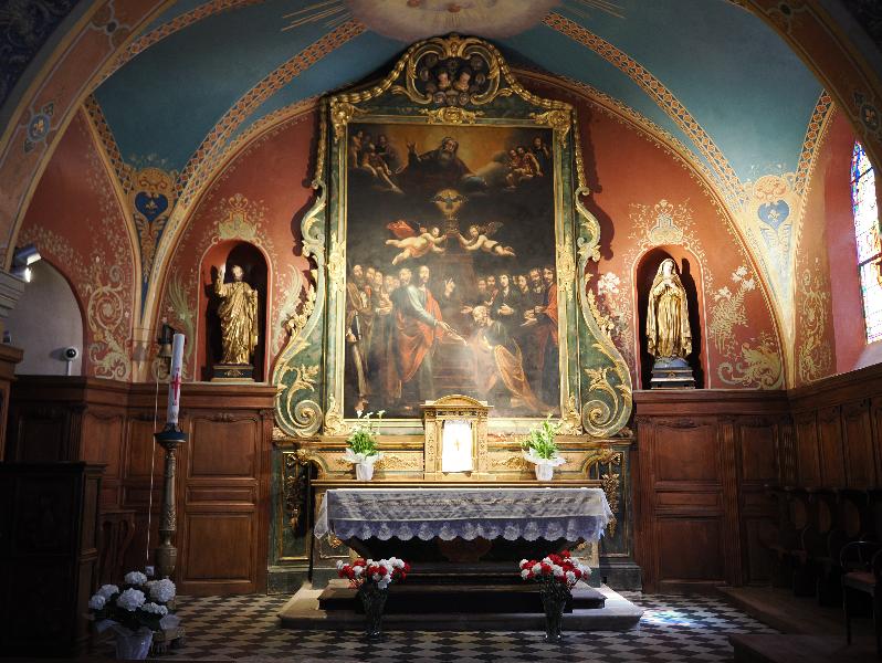 Cagnes-sur-Mer, France: Eglise Saint-Pierre et Saint-Paul: chancel