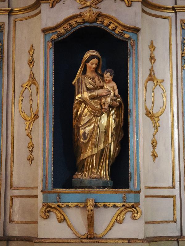Cagnes-sur-Mer, France: Eglise Saint-Pierre et Saint-Paul: mother and child