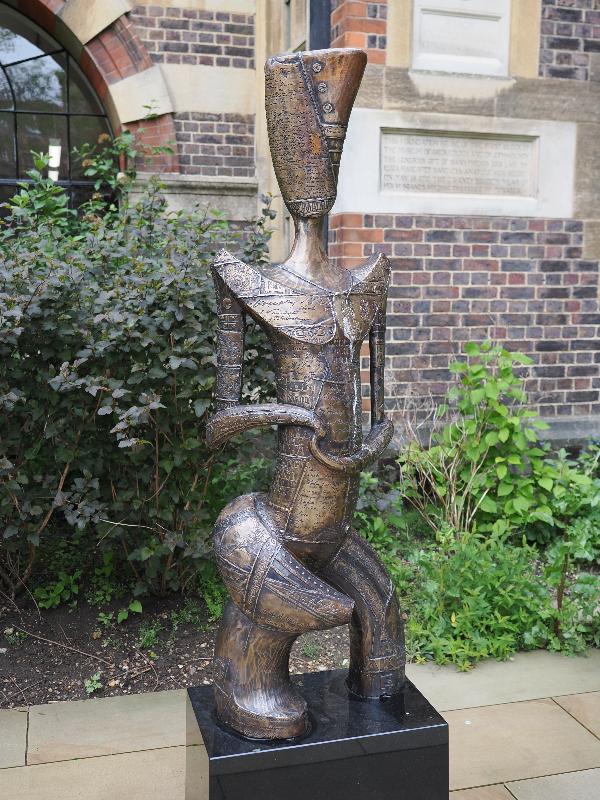 Cambridge, England: Museum of Archaeology and Anthropology: Displaced Mihi (2020, Lyonel Grant)