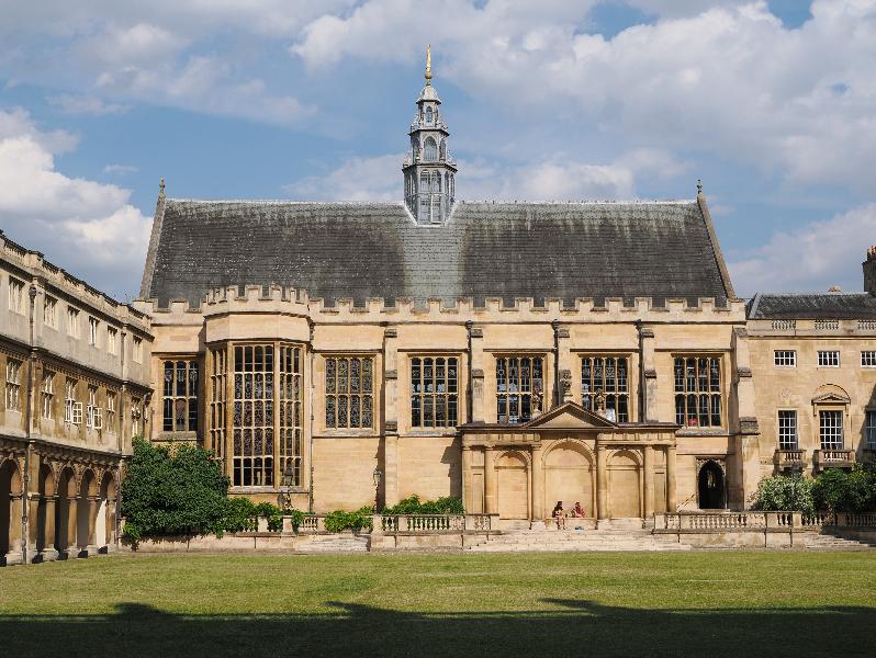 Cambridge, England: Trinity College: dining hall