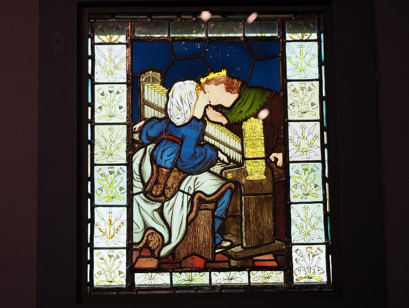 London, England: Tate Britain: King Rene's Hollywood, Music (ca. 1863, Dante Gabriel Rossetti)