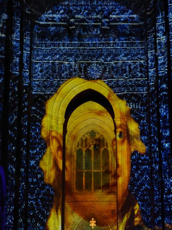 Ely, England: Ely Cathedral: King William IV (Crown and Coronation, by Luxmuralis, originally shown at Tower of London, Nov 2023)