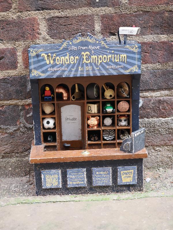 Cambridge, England: Sussex Street: Wonder Emporium (Dinky Doors)