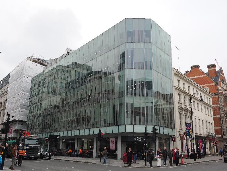 London, England: New Oxford Street: 70 (office and stores)