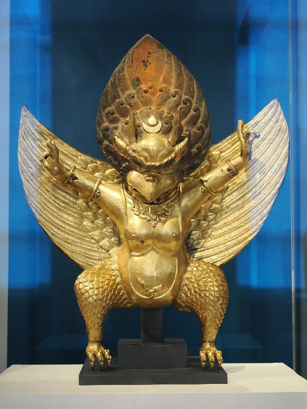 London, England: British Museum: Garuda (1800s, Tibet)