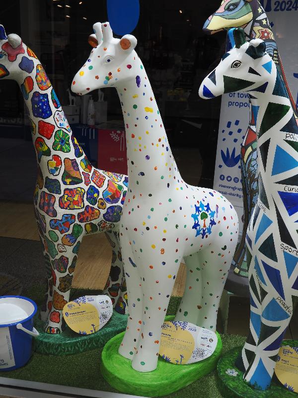 Cambridge, England: Lion Yard: Stand Out  (Hardwick and Cambourne Community Primary School)
