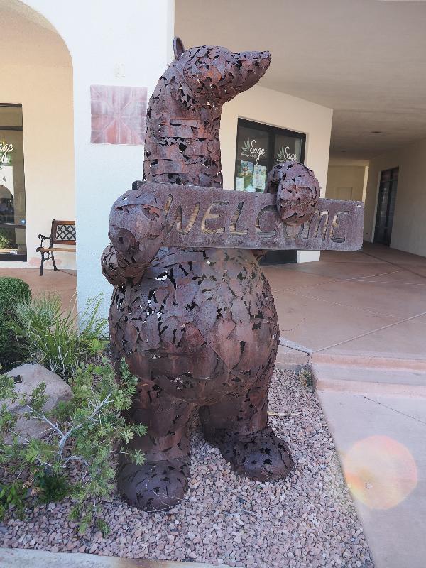 Boulder City, Nevada (NV): Nevada Way: Debbie the Welcome Bear (Sam Van Dyken)