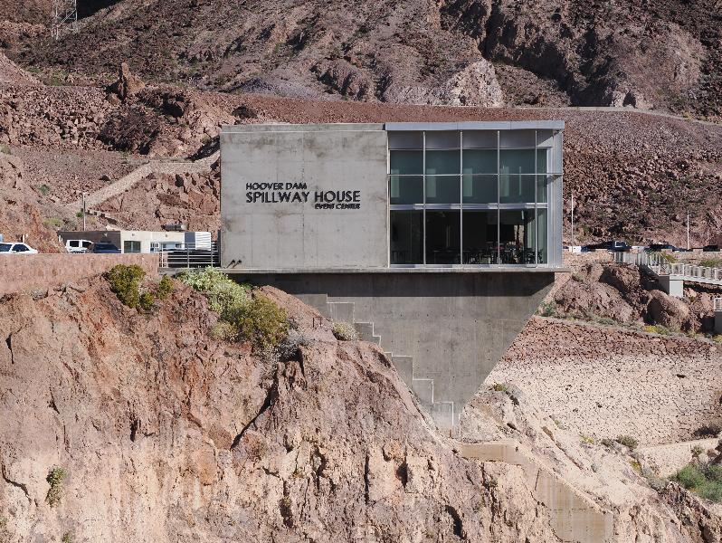 Hoover Dam, Nevada (NV) / Arizona (AZ): Hoover Dam Access Road: Hoover Dam Spillway House Event Center (2012)