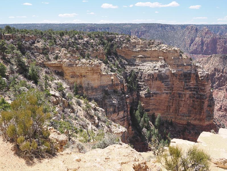 Grand Canyon, Arizona (AZ): Moran Point: view southwest
