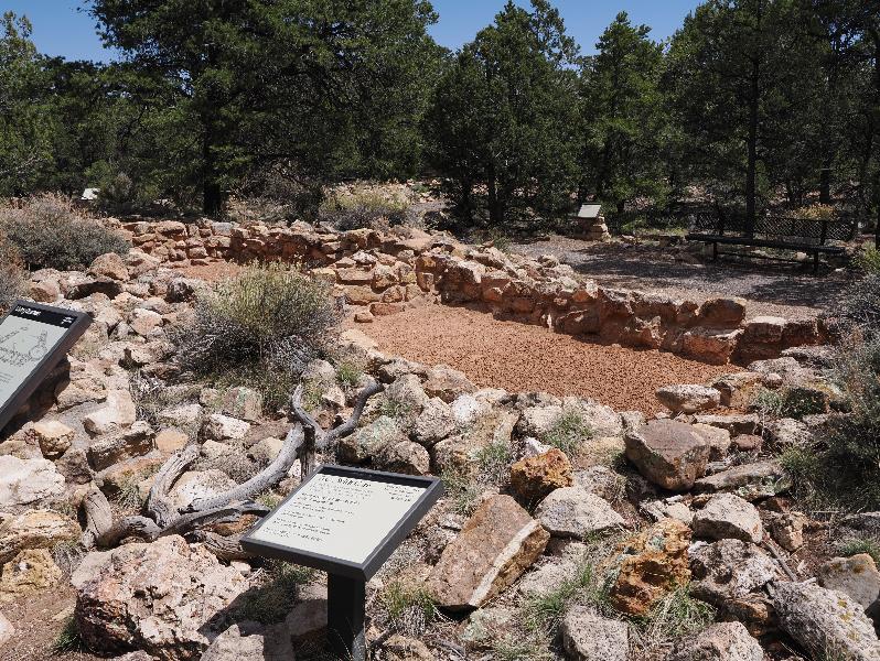 Grand Canyon, Arizona (AZ): Tusayan Museum and Ruin: living quarters