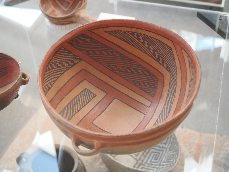 Flagstaff, Arizona (AZ): Museum of Northern Arizona: Tusayan polychrome Variety B bowl