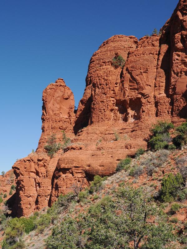 Sedona, Arizona (AZ): Chapel of the Holy Cross: nearby rocks
