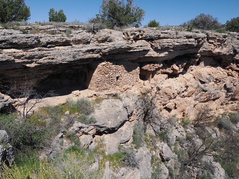 Rimrock, Arizona (AZ): Montezuma Well: rock dwellings (ca. 1100-1400)