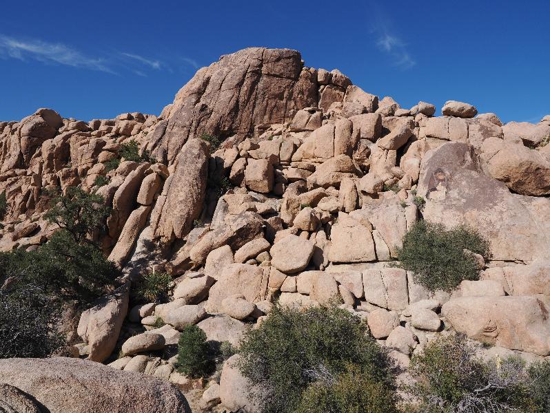 Joshua Tree National Park, California (CA): Hidden Valley Trail: view of rocks