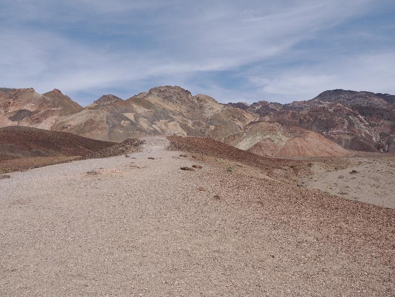 Death Valley National Park, California (CA): Artists Drive: view northeast