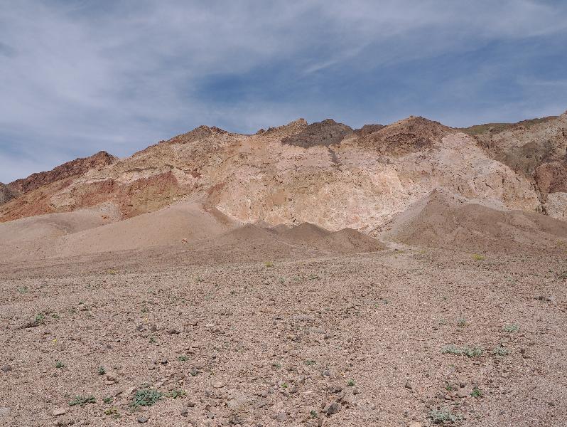 Death Valley National Park, California (CA): Artists Drive: view northeast