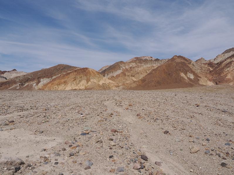Death Valley National Park, California (CA): Badwater Road: view northeast