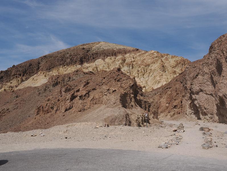 Death Valley National Park, California (CA): Golden Canyon Trailhead: view