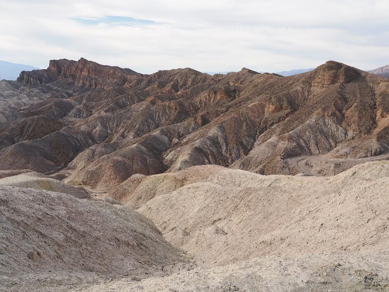 Death Valley National Park, California (CA): Zabriskie Point: view