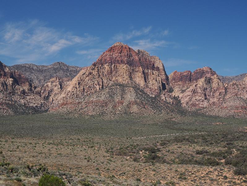 Las Vegas, Nevada (NV): Red Rock Canyon Overlook: view west