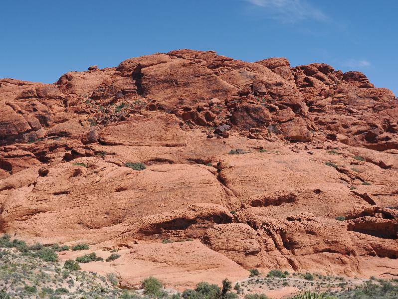 Red Rock Canyon National Conservation Area, Nevada, NV: Calico Hills II: view northeast