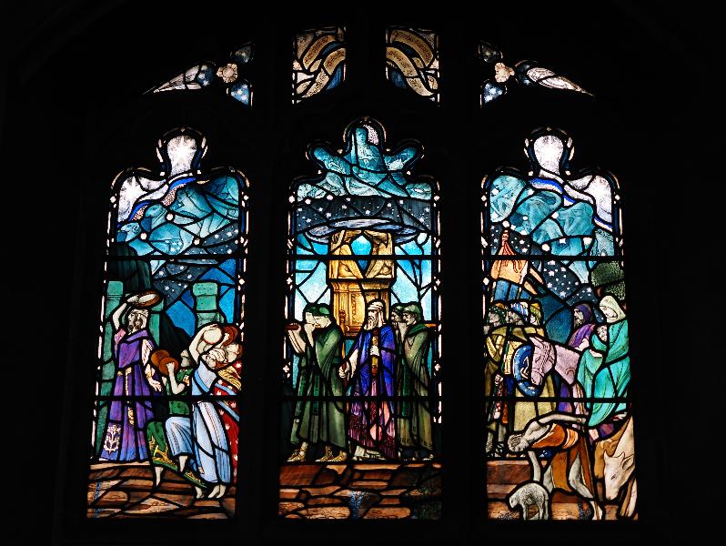 Cambridge, England: Westminster College: Ark of the Covenant in Procession (1921, Douglas Strachan)