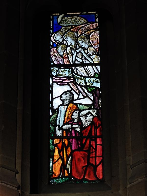 Cambridge, England: Westminster College: Benedicite omnia opera Domini: right (1921, Douglas Strachan)