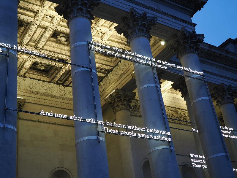 Cambridge, England: Fitzwilliam Museum: All Over the Place (2024, Gleen Ligon)
