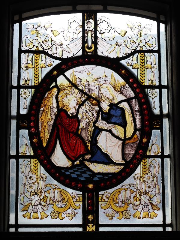 Cambridge, England: Sidney Sussex College: Annunciation