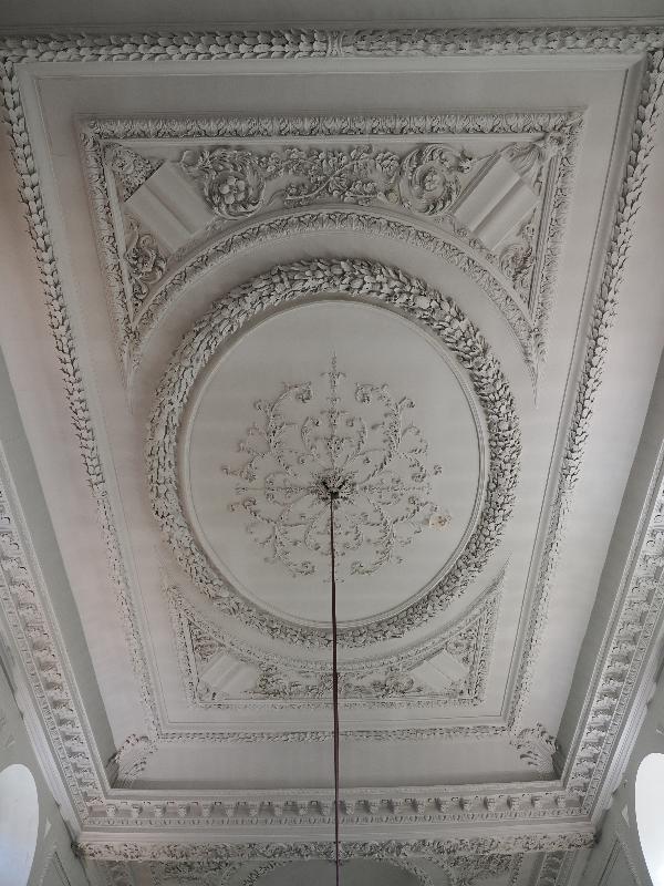 Cambridge, England: Emmanuel College: chapel ceiling