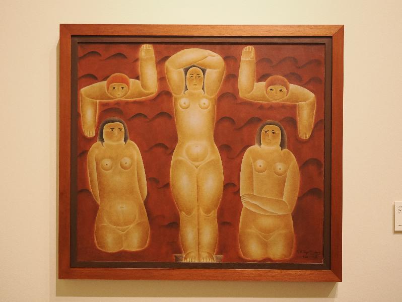 London, England: Royal Academy: Bathers (1924, Vicente do Rego Monteiro)