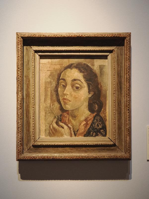 London, England: Royal Academy: Lucy with Flower (1939-1942, Lasar Segall)