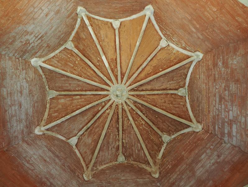 Oxburgh Estate, England: Oxburgh Hall, King's Room: tower ceiling