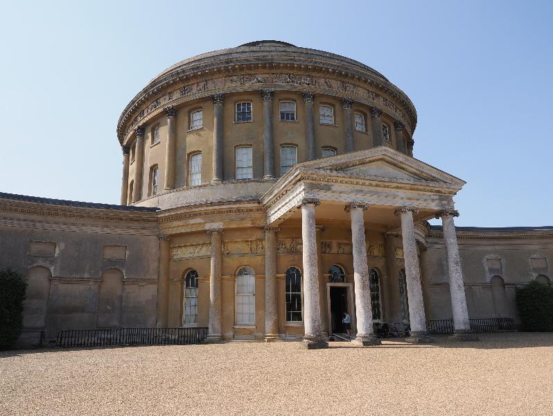 Ickworth, England: Ickworth House: Rotunda, main entrance