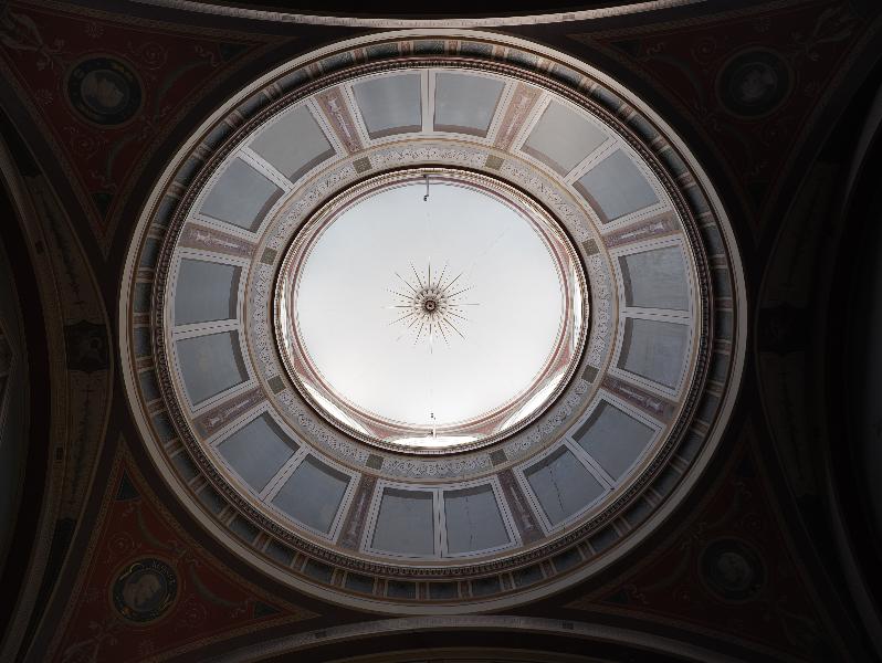 Ickworth, England: Ickworth House, The Pompeian Room: dome