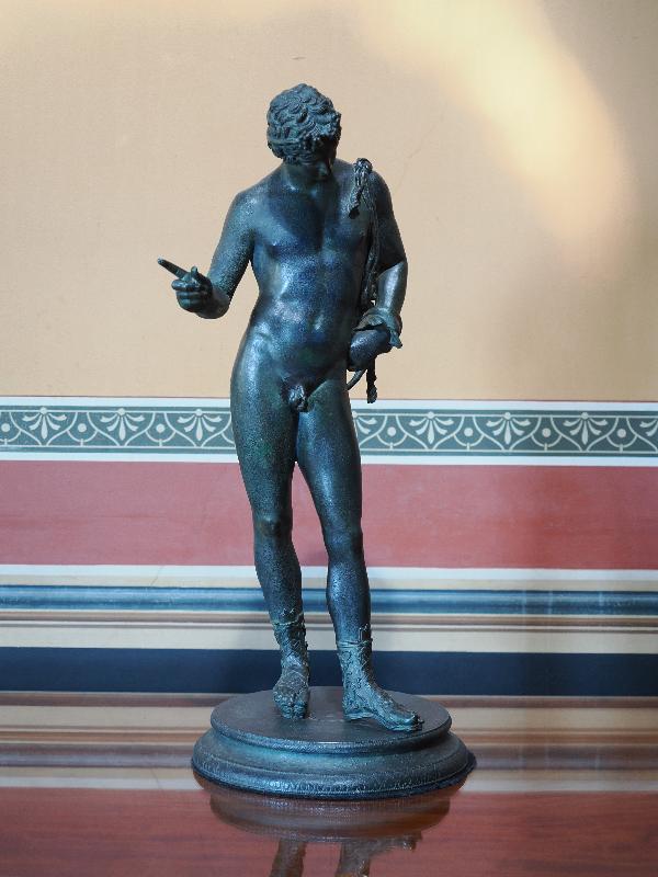 Ickworth, England: Ickworth House, The Pompeian Room: Narcissus or Dionysus (1900, Sabatino de Angelis and Son, Naples)