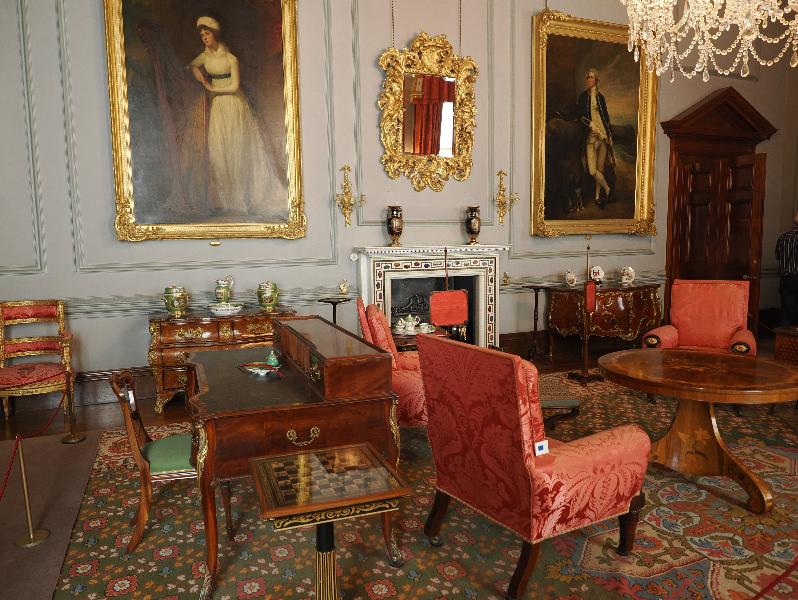 Ickworth, England: Ickworth House, Drawing Room: view