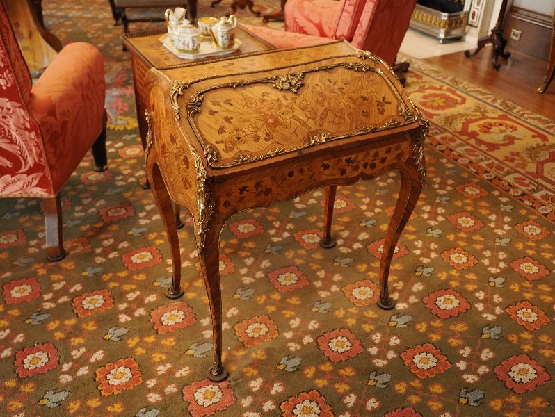 Ickworth, England: Ickworth House, Drawing Room: writing desk