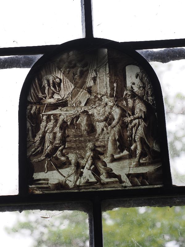 Ickworth, England: St Mary's Church: Flemish stained glass (ca. 16th-17th century)