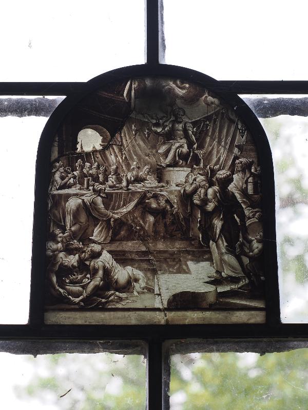 Ickworth, England: St Mary's Church: Flemish stained glass (ca. 16th-17th century)
