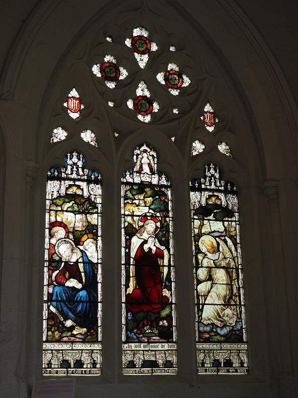 Grantchester, England: Church of St. Andrew and St. Mary: Garden of Gethsemane