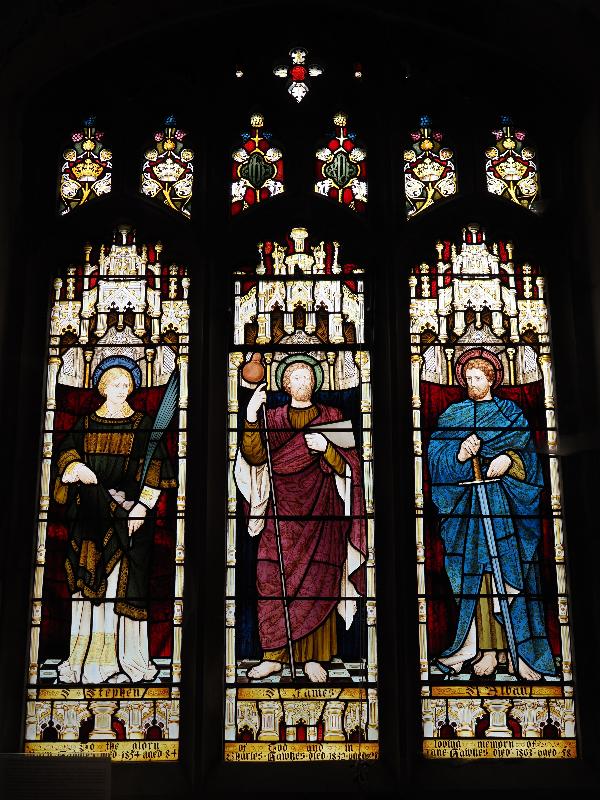 Grantchester, England: Church of St. Andrew and St. Mary: St Stephen, St James and St Alban