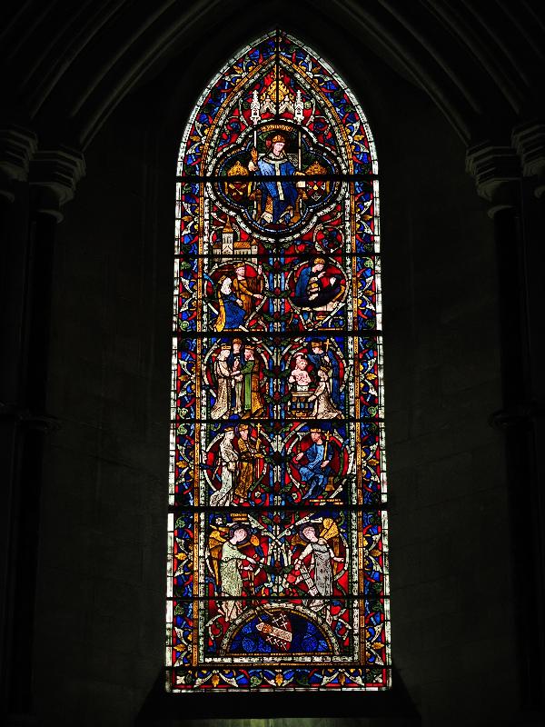 Norwich, England: Cathedral of St John the Baptist: St Paul window