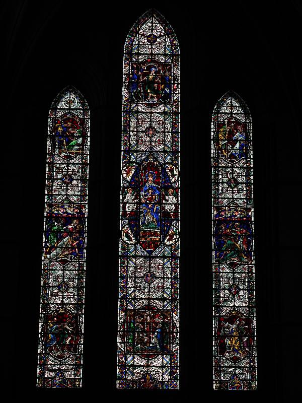 Norwich, England: Cathedral of St John the Baptist: north window